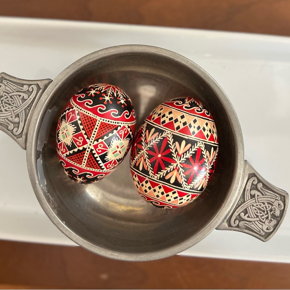 Vintage Pysanky Eggs